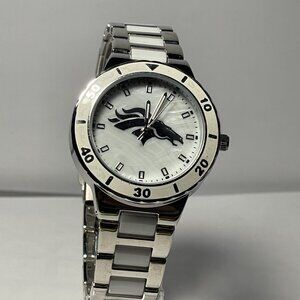 Denver Broncos NFL Stainless-Steel Women's PEARL Watch by Game Time NEW
